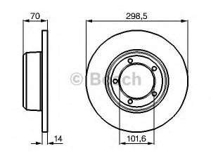 BOSCH 0 986 478 827 stabdžių diskas 
 Dviratė transporto priemonės -> Stabdžių sistema -> Stabdžių diskai / priedai
FRC 7329, LR017951, R57 1762, FRC 7329