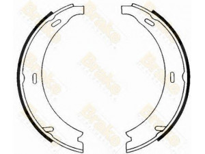 Brake ENGINEERING SH1208 stabdžių trinkelių komplektas, stovėjimo stabdis 
 Stabdžių sistema -> Rankinis stabdys
1244200220, 1244200320, 1244200520