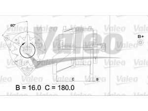 VALEO 436584 kintamosios srovės generatorius 
 Elektros įranga -> Kint. sr. generatorius/dalys -> Kintamosios srovės generatorius
A0071542802