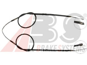 A.B.S. K11945 trosas, stovėjimo stabdys 
 Stabdžių sistema -> Valdymo svirtys/trosai
7739156