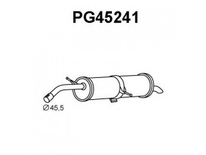 VENEPORTE PG45241 galinis duslintuvas 
 Išmetimo sistema -> Duslintuvas
1730GV