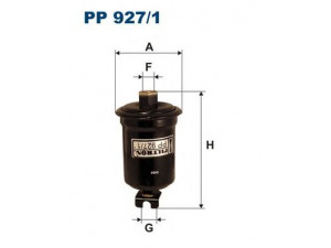 FILTRON PP927/1 kuro filtras 
 Techninės priežiūros dalys -> Papildomas remontas
MB868463, 2330016220, 2330016240