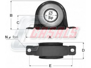 CASALS ST6 pakaba, kardaninis velenas
IVECO