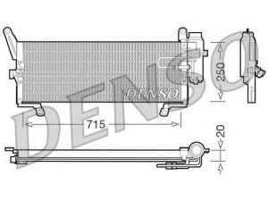DENSO DCN09091 kondensatorius, oro kondicionierius 
 Oro kondicionavimas -> Kondensatorius
46431789