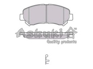 ASHUKI 1080-6901 stabdžių trinkelių rinkinys, diskinis stabdys 
 Techninės priežiūros dalys -> Papildomas remontas
41060-JD00A, AY040-NS132, D1060-JD00A