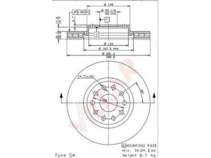 VILLAR 628.1238 stabdžių diskas 
 Dviratė transporto priemonės -> Stabdžių sistema -> Stabdžių diskai / priedai
46449390, 60814639, 82480447, 71739635