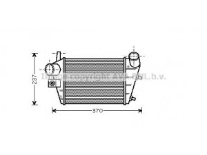 AVA QUALITY COOLING AL4085 tarpinis suslėgto oro aušintuvas, kompresorius 
 Variklis -> Oro tiekimas -> Įkrovos agregatas (turbo/superįkrova) -> Tarpinis suslėgto oro aušintuvas
60619007, 60686738