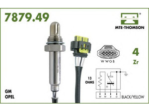 MTE-THOMSON 7879.49.030 lambda jutiklis 
 Išmetimo sistema -> Jutiklis/zondas
13103981, 24420594, 55561863, 55562206