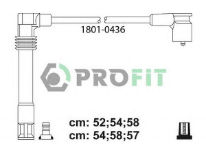 PROFIT 1801-0436 uždegimo laido komplektas 
 Kibirkšties / kaitinamasis uždegimas -> Uždegimo laidai/jungtys
078905113, 078905113