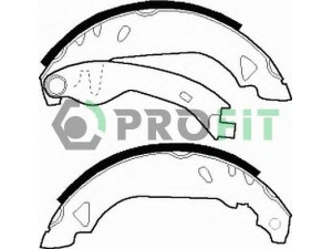 PROFIT 5001-0263 stabdžių trinkelių komplektas 
 Techninės priežiūros dalys -> Papildomas remontas
5888433, 5888433, 5888433, 5888433