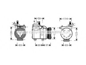 AVA QUALITY COOLING HYK267 kompresorius, oro kondicionierius