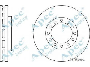 APEC braking DSK2940 stabdžių diskas
897168632, 897317877
