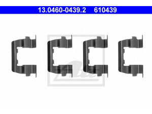 ATE 13.0460-0439.2 priedų komplektas, diskinių stabdžių trinkelės 
 Stabdžių sistema -> Diskinis stabdys -> Stabdžių dalys/priedai
