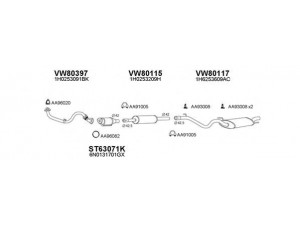VENEPORTE 800042 išmetimo sistema 
 Išmetimo sistema -> Išmetimo sistema, visa