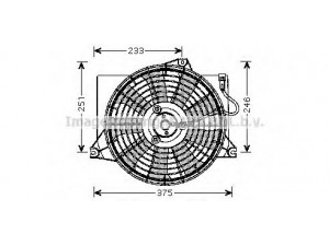 AVA QUALITY COOLING HY7521 ventiliatorius, radiatoriaus 
 Aušinimo sistema -> Oro aušinimas
9773017000, 9773517000, 9773717000