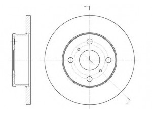 KAWE 6401 00 stabdžių diskas 
 Dviratė transporto priemonės -> Stabdžių sistema -> Stabdžių diskai / priedai
43512-12230, 43512-12300, 43512-12500