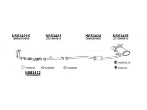 VENEPORTE 530100 išmetimo sistema 
 Išmetimo sistema -> Išmetimo sistema, visa