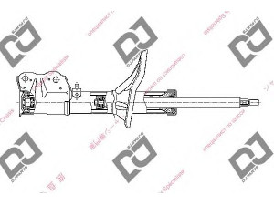 DJ PARTS DS1280GS amortizatorius 
 Pakaba -> Amortizatorius
5465034000, 5465034200, 5465034300