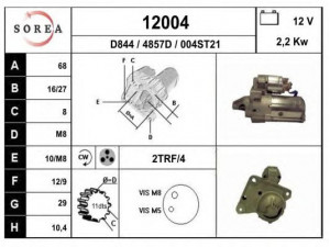 EAI 12004 starteris 
 Elektros įranga -> Starterio sistema -> Starteris