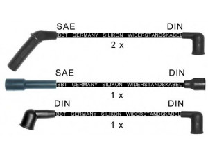 BBT ZK1106 uždegimo laido komplektas 
 Kibirkšties / kaitinamasis uždegimas -> Uždegimo laidai/jungtys
96 256 433