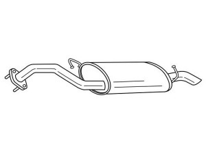 AKS DASIS SG74611 galinis duslintuvas