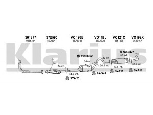 KLARIUS 960085U išmetimo sistema 
 Išmetimo sistema -> Išmetimo sistema, visa