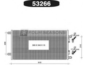 STANDARD F4-53266 kondensatorius, oro kondicionierius 
 Oro kondicionavimas -> Kondensatorius
46768973, 7736379