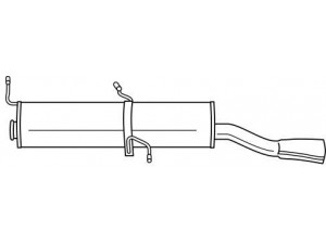 AKS DASIS SG45658 galinis duslintuvas