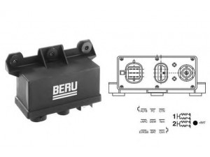 BERU GR062 valdymo blokas, kaitinimo žvakių sistema
77 00 102 036, 77 00 863 626