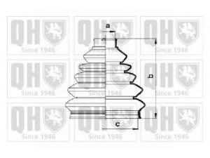 QUINTON HAZELL QJB834 gofruotoji membrana, kardaninis velenas 
 Ratų pavara -> Gofruotoji membrana
1J0 498 203A, 6Q0 498 203B, 8N0 498 203