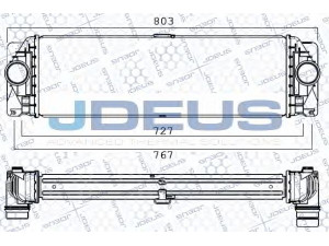 JDEUS 817M85A tarpinis suslėgto oro aušintuvas, kompresorius 
 Variklis -> Oro tiekimas -> Įkrovos agregatas (turbo/superįkrova) -> Tarpinis suslėgto oro aušintuvas
9065010201, A9065010201