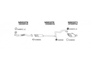 VENEPORTE 530003 išmetimo sistema 
 Išmetimo sistema -> Išmetimo sistema, visa