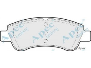 APEC braking PAD1216 stabdžių trinkelių rinkinys, diskinis stabdys 
 Techninės priežiūros dalys -> Papildomas remontas
4252.38, 425238, 4253.3, 4253.42