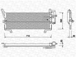 MAGNETI MARELLI 350203114000 kondensatorius, oro kondicionierius 
 Oro kondicionavimas -> Kondensatorius
46432043