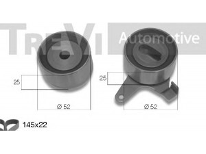 TREVI AUTOMOTIVE KD1166 paskirstymo diržo komplektas 
 Techninės priežiūros dalys -> Papildomas remontas