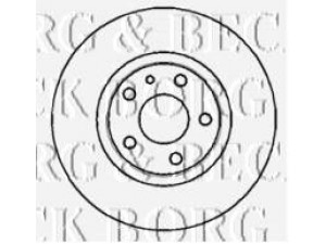 BORG & BECK BBD4307 stabdžių diskas 
 Stabdžių sistema -> Diskinis stabdys -> Stabdžių diskas
1331301080, 1606309280, 4246P1