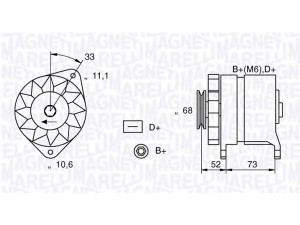MAGNETI MARELLI 063321154010 kintamosios srovės generatorius 
 Elektros įranga -> Kint. sr. generatorius/dalys -> Kintamosios srovės generatorius
4275283, 4373601, 4395131, 7580206