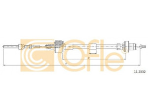 COFLE 11.2532 sankabos trosas 
 Dviratė transporto priemonės -> Kabeliai ir tachometro velenaai -> Sankabos trosas
669187, 90522447