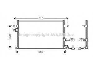 AVA QUALITY COOLING DW5056 kondensatorius, oro kondicionierius