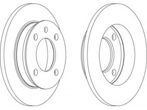 FERODO DDF079 stabdžių diskas 
 Dviratė transporto priemonės -> Stabdžių sistema -> Stabdžių diskai / priedai
1102559, 1570348, 1571346, 1571347
