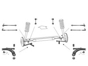MEYLE WG0435001 vairavimo mechanizmas; rato pakaba 
 Ašies montavimas/vairavimo mechanizmas/ratai -> Prekių paieška pagal schemą
