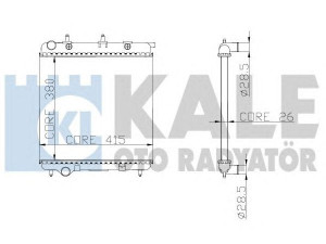 KALE OTO RADYATÖR 297000 radiatorius, variklio aušinimas 
 Aušinimo sistema -> Radiatorius/alyvos aušintuvas -> Radiatorius/dalys
1330.Q5, 1330.V4, 1330.Q5, 1330.V4