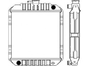 SAKURA  Automotive 1121-0204 radiatorius, variklio aušinimas