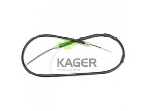 KAGER 19-1662 trosas, stovėjimo stabdys 
 Stabdžių sistema -> Valdymo svirtys/trosai
115520117, 6U0609721