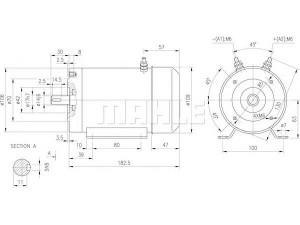 MAHLE ORIGINAL MM 128 elektrovariklis