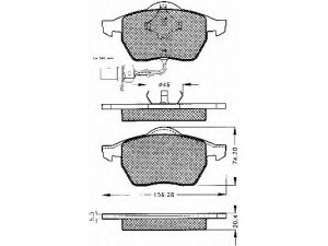 BSF 10341 stabdžių trinkelių rinkinys, diskinis stabdys 
 Techninės priežiūros dalys -> Papildomas remontas
4B0698151B, 4B0698151H, 4B0698151K