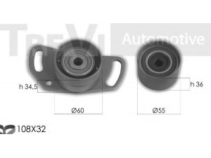 TREVI AUTOMOTIVE KD1360 paskirstymo diržo komplektas 
 Techninės priežiūros dalys -> Papildomas remontas