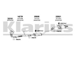 KLARIUS 450092E išmetimo sistema