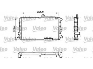 VALEO 816710 radiatorius, variklio aušinimas 
 Aušinimo sistema -> Radiatorius/alyvos aušintuvas -> Radiatorius/dalys
0060538379, 60538379, 60578740