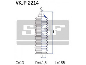 SKF VKJP 2214 gofruotoji membrana, vairavimas 
 Vairavimas -> Gofruotoji membrana/sandarinimai
53534S50003, 53535S500003